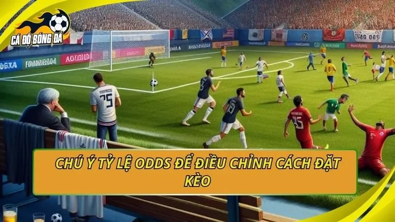 Chú ý tỷ lệ odds để điều chỉnh cách đặt kèo